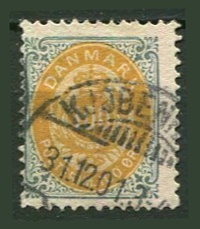 Danmark Afa 31By Stemplet