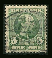 Danmark Afa 52 Stemplet