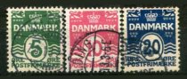 Danmark Afa 64 - 66 Stemplet