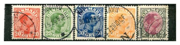 Danmark Afa 147 - 51 Stemplet
