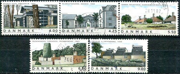 Danmark Afa 1332 - 36 Stemplet