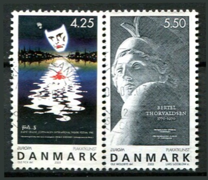 Danmark Afa 1350 - 51 Stemplet