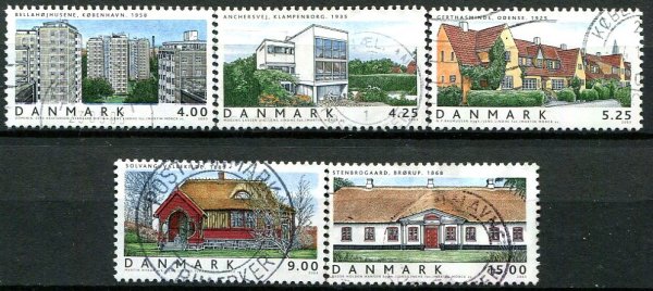 Danmark Afa 1356 - 60 Stemplet