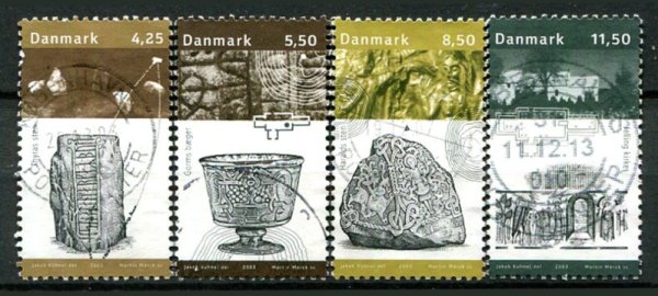 Danmark Afa 1363 - 66 Stemplet