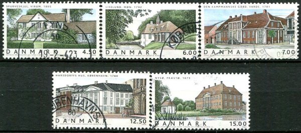 Danmark Afa 1378 - 82 Stemplet