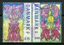 Danmark Afa 1460 - 61 Stemplet