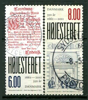 Danmark Afa 1647 - 48 Stemplet