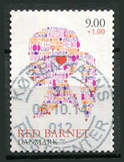 Danmark Afa 1786 Stemplet