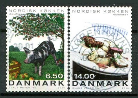 Danmark Afa 1764 - 65 Stemplet