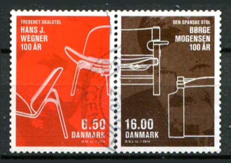 Danmark Afa 1773 - 74 Stemplet