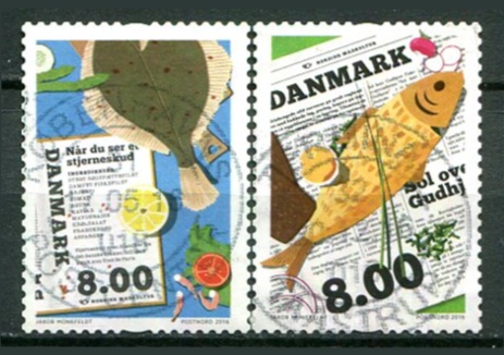 Danmark Afa 1841 - 42 Stemplet