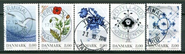 Danmark Afa 1870 - 74 Stemplet