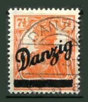 Danzig Afa 25 Stemplet