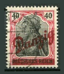 Danzig Afa 31 Stemplet
