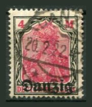 Danzig Afa 14 Stemplet