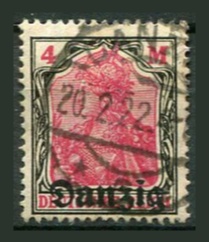 Danzig Afa 14 Stemplet