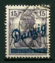 Danzig Afa 27 Stemplet