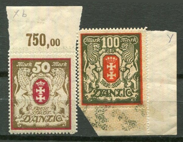 Danzig Afa 110 - 11 Postfrisk