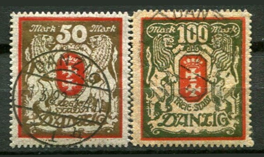 Danzig Afa 110 - 11 Stemplet