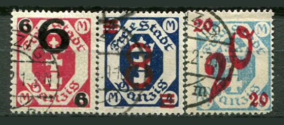 Danzig Afa 107 - 09 Stemplet