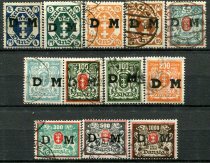 Danzig Afa 29 - 40 Stemplet Tjenestemærker