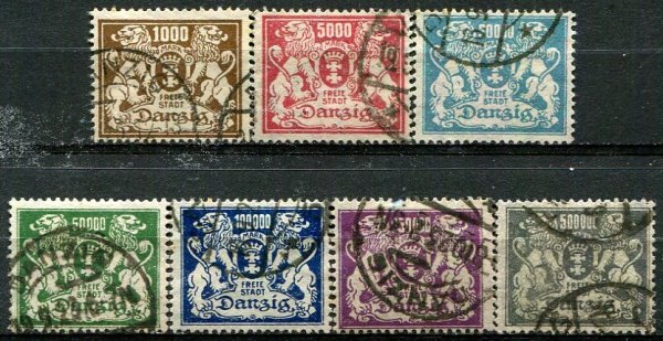 Danzig Afa 152 - 58 Stemplet