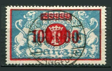 Danzig Afa 151 Stemplet