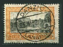 Danzig Afa 217a Stemplet