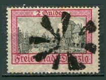 Danzig Afa 218 Stemplet