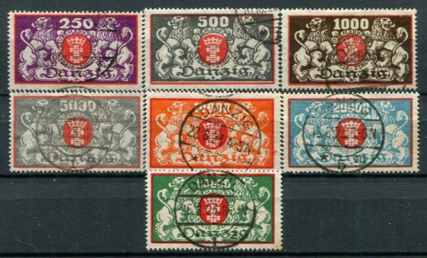 Danzig Afa 127 - 33 Stemplet