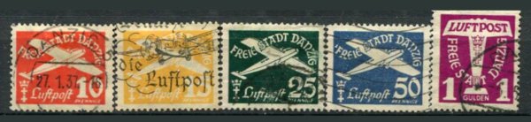 Danzig Afa 254 - 58 Stemplet