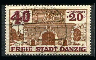 Danzig Afa 268 Stemplet