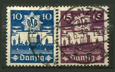 Danzig Afa 270 - 71 Stemplet