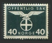 Norge Afa 49 Ustemplet Tjenestemærker