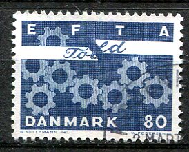Danmark Afa 453 Stemplet
