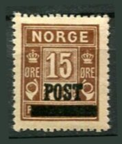 Norge Afa 142 Ustemplet