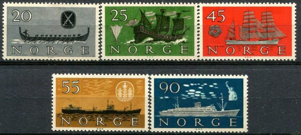 Norge Afa 459 - 63 Postfrisk