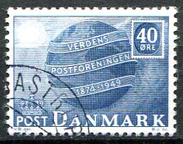 Danmark Afa 316 Stemplet