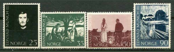 Norge Afa 522 - 25 Postfrisk
