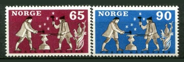 Norge Afa 577 - 78 Postfrisk