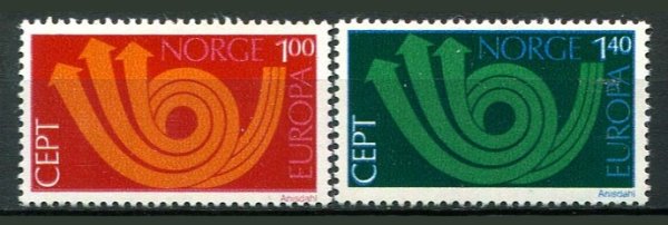 Norge Afa 674 - 75 Postfrisk