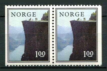 Norge Afa 740 Postfrisk Parstykke