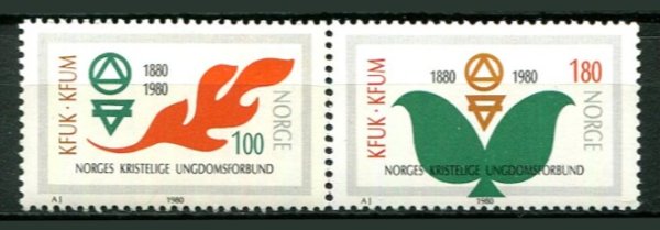 Norge Afa 820 - 21 Postfrisk