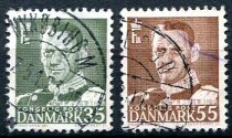 Danmark Afa 326 - 27 Stemplet
