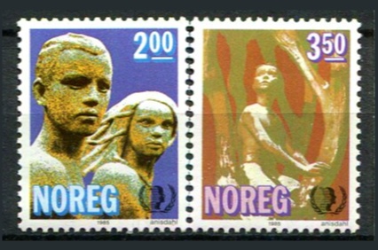 Norge Afa 932 - 33 Postfrisk