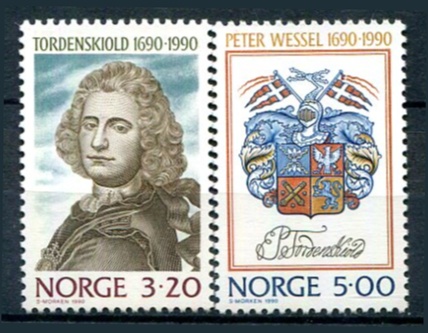 Norge Afa 1046 - 47 Postfrisk
