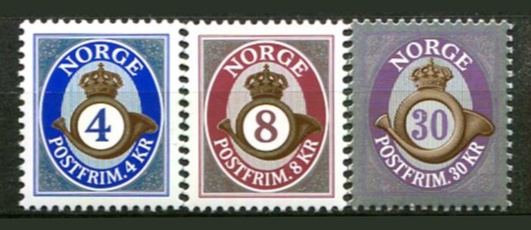 Norge Afa 1736 - 38 Postfrisk