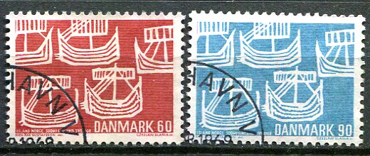 Danmark Afa 478 - 79 Stemplet