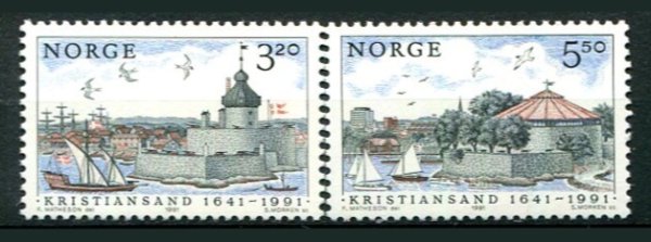Norge Afa 1060 - 61 Postfrisk