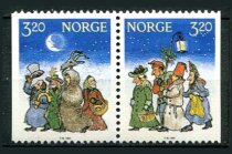 Norge Afa 1076 - 77 Postfrisk Parstykke